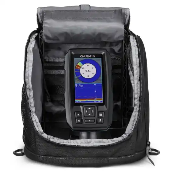 Korting Garmin Striker Plus 4, Portable Ice Fishing Kit w/ Dual Beam