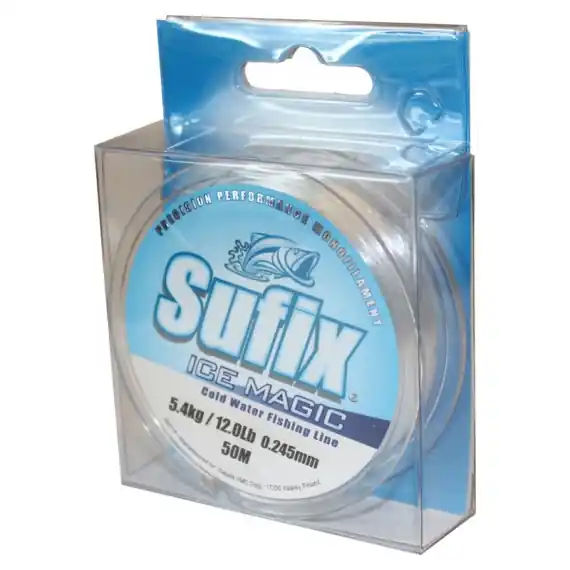 Sufix Ice Magic 50m Mono Clear 0.350mm Direct Verzonden