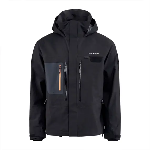 Grundéns Portal Gore-Tex Pro Wading Jacket Black - L Meest Verkocht