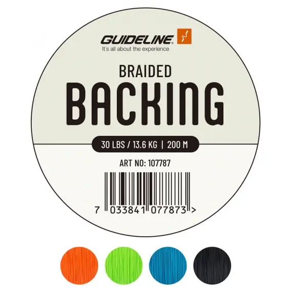 Beperkte Voorraad Guideline Braided Backing 30 lbs 200m Lime Green