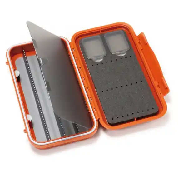 Bestel Nu C&F Large 3-Row WP Tube Fly Case w 4 Comp (CF-3404V) Burnt Orange