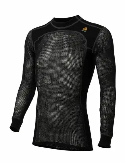 Lage Prijs Aclima Woolnet Crew Neck Man - XL Black