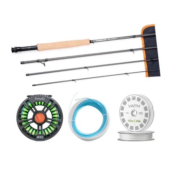Favoriet Guideline Rivolt Coastal+ Flugset - 9' #7