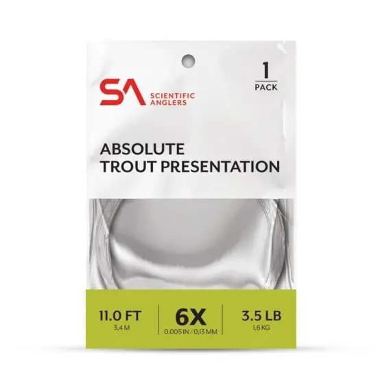 Beperkt Aanbod SA Absolute Trout Presentation Leader 14' 5X (0,15 mm)