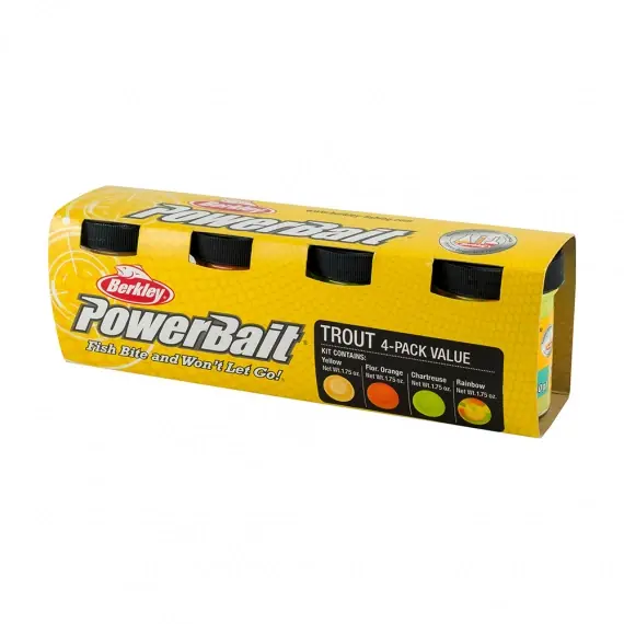 PowerBait Trout Bait Assortment 4-pak Koop Vandaag