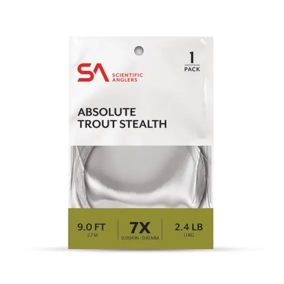 Betrouwbaar SA Absolute Trout Finesse Leader 10' 7X (0,10 mm)