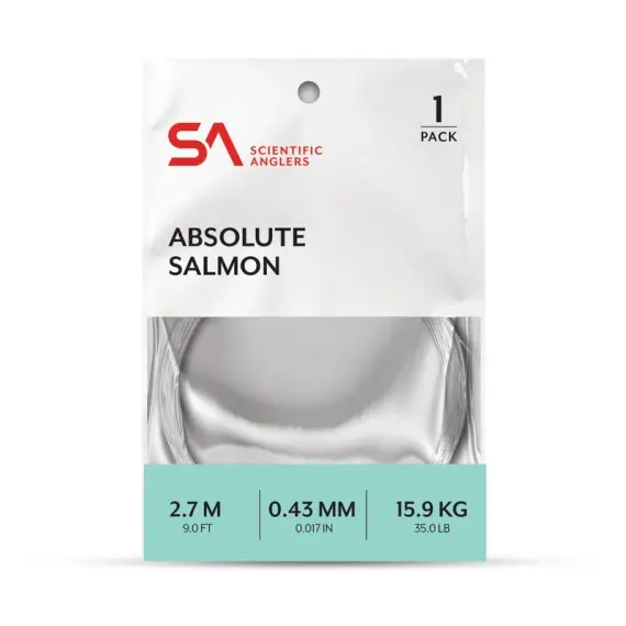 Op = Op SA Absolute Salmon Leader 9' 0,43mm