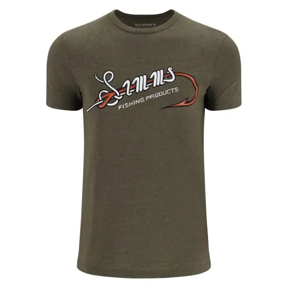 Favoriet Simms Hook & Loop T-Shirt Military Heather - M