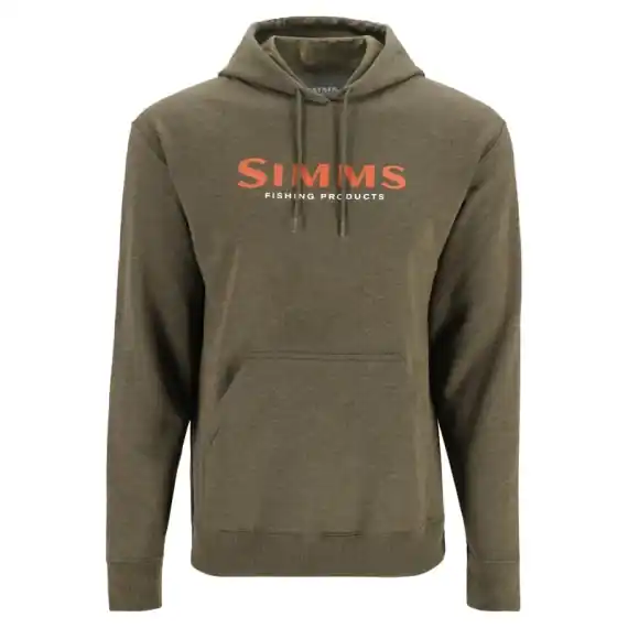 Superprijs Simms Logo Hoody Military Heather - S