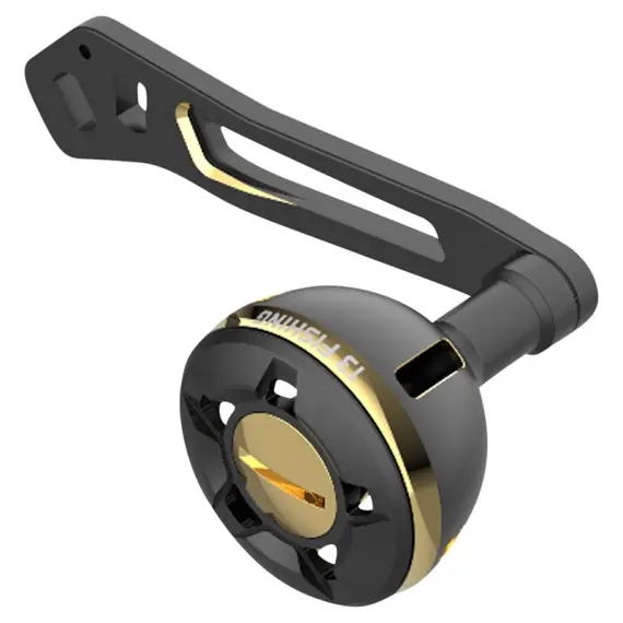 13 Fishing Power Handle LH Adjustable 60mm/70mm 35 Knob Black Direct Verzonden