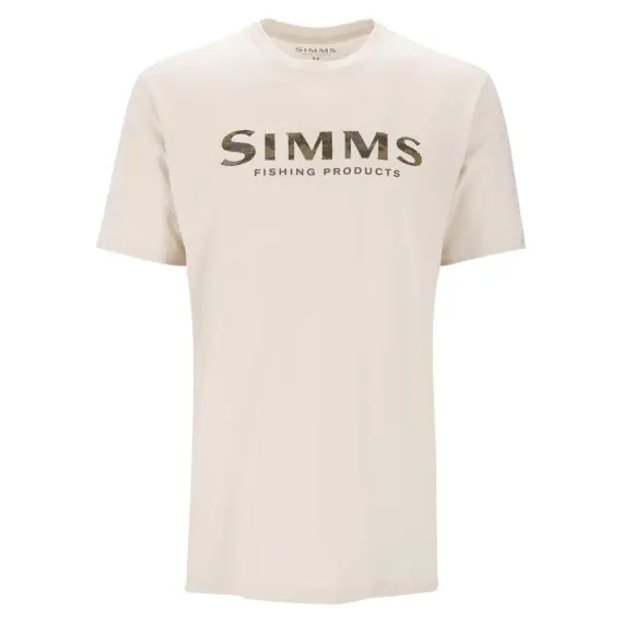 Shop Nu Simms Shroud Fill Logo T-Shirt Natural L