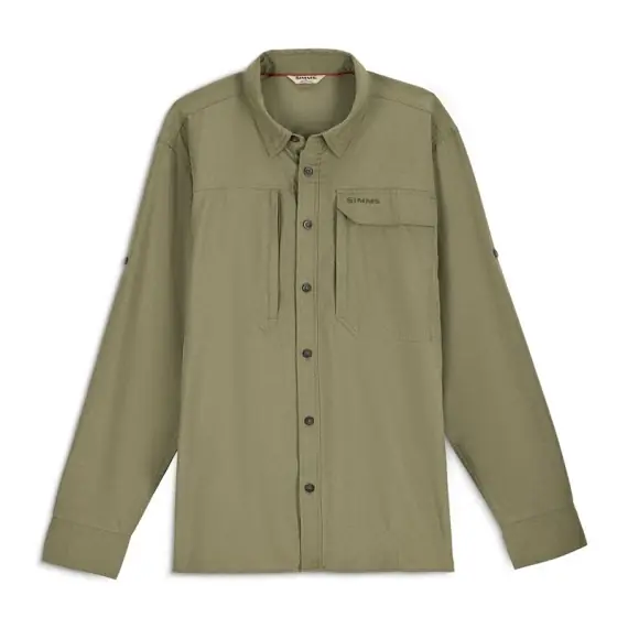 Simms Guide BugStopper Shirt Dolomite Heather - S Hete Deal