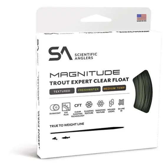 SA Magnitude Trout Expert Sage Green/Clear - #6 Koopje