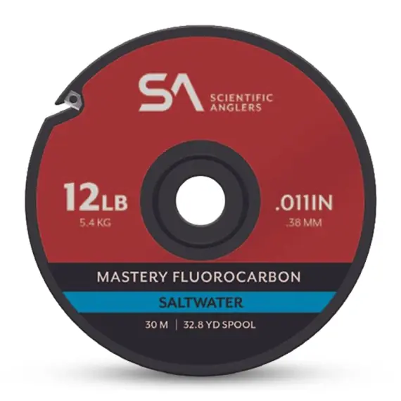Beperkte Voorraad SA Mastery Saltwater Fluorocarbon Tippet - 20lb (0,38mm)