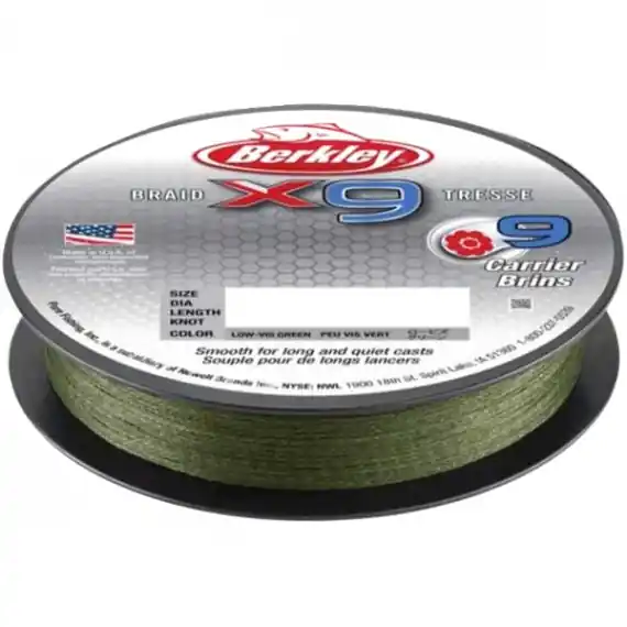 Berkley X9 0,35mm 150m Lo-Vis Green Betaalbaar