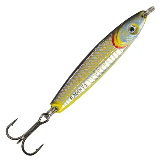 Fladen HoloTwist spoon 7g Yellow Black Silver Direct Verzonden
