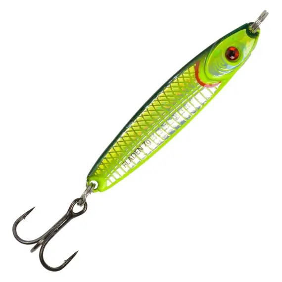 Fladen HoloTwist spoon 12g Green Silver Nieuw
