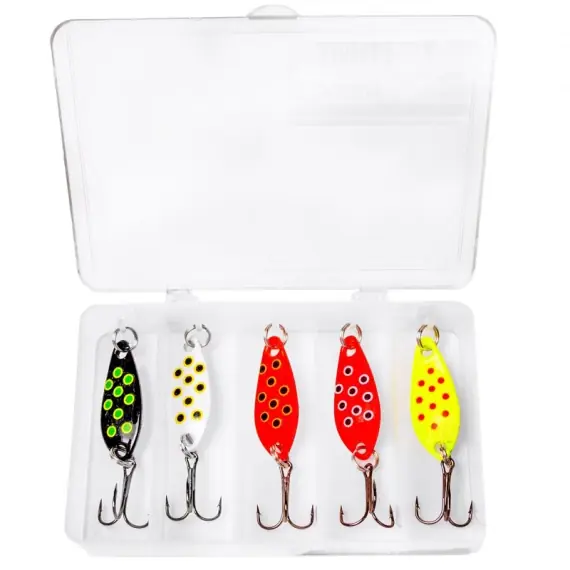 Shop Nu Fladen Conrad Light Spoon Assortment (5-pack) - 5g 38mm