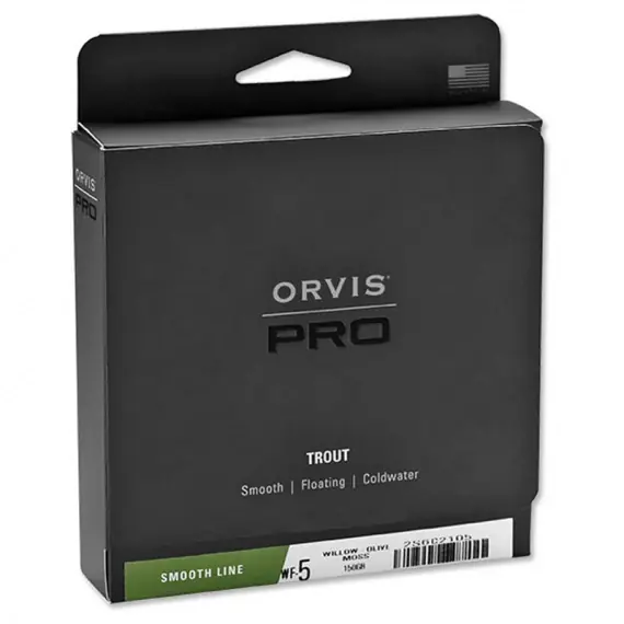 Orvis Pro Trout Smooth, WF 6 F, Willow/Olive/Peach Uitverkoop
