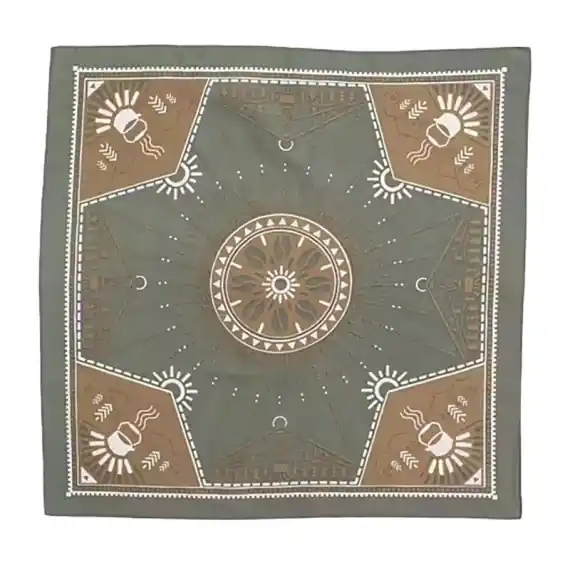 Lemmel Scarf/Bandana 58x58cm Frimärket Green Nieuw