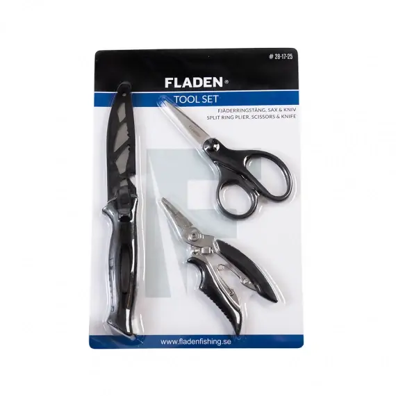 Actieprijs Fladen Tool Set Plier, Scissors, Pocket Knife