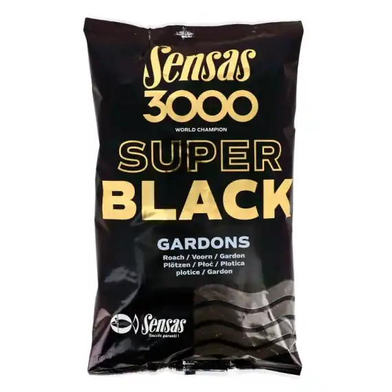 Sensas 3000 Super Black Gardons 1kg Fabrieksprijs