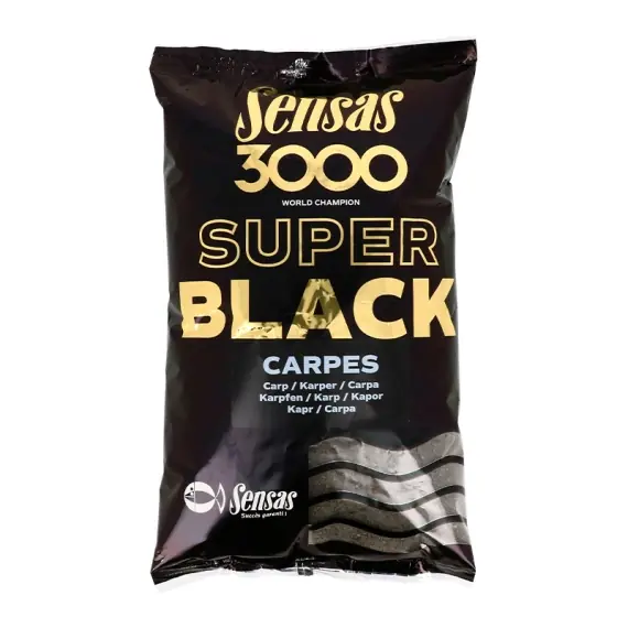 Sensas 3000 Super Black Carp 1kg Flitsaanbieding