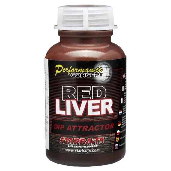 Starbaits PC Red Liver Dip Attractor 200ml Express Levering