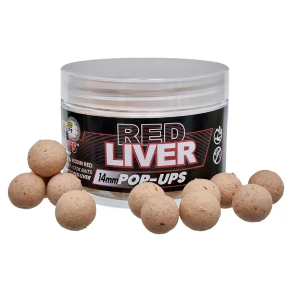 Starbaits PC Red Liver Pop Up - 14mm Favoriet