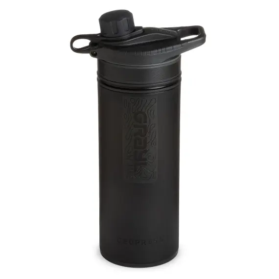 Grayl GeoPress 700ml Purifier Bottle - Covert Black Exclusieve Aanbieding