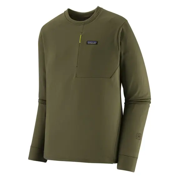 Patagonia M's R1 Thermal Crew, Pine Needle Green - S Goedkoop