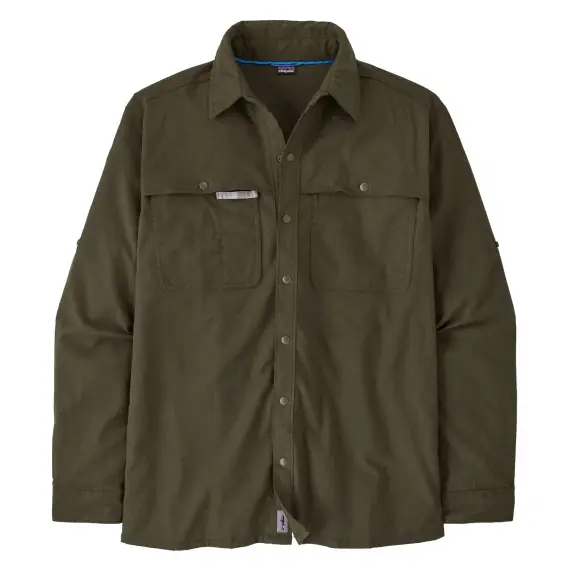 Finale Uitverkoop Patagonia M's Early Rise Stretch Shirt Pine Needle Green - M