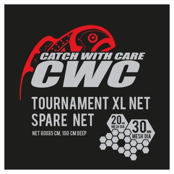 Meest Verkocht CWC Tournament XL 100cm, D20/D30 Spare Net