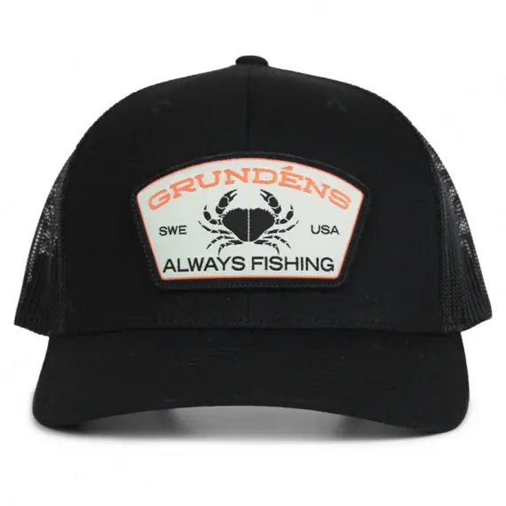Grundéns Always Fishing Trucker Black Gereduceerde Prijs