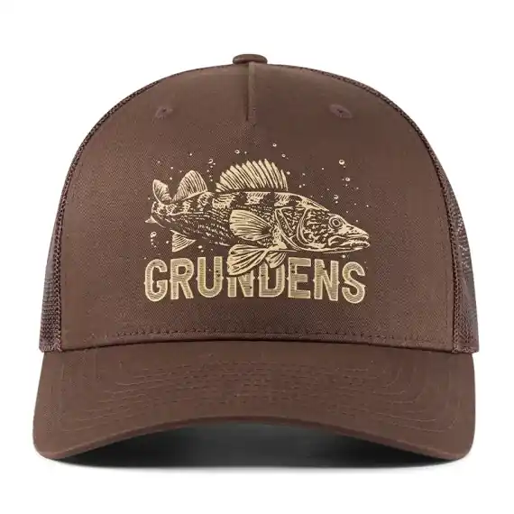 Gereduceerde Prijs Grundéns King of the Lakes Trucker Brown