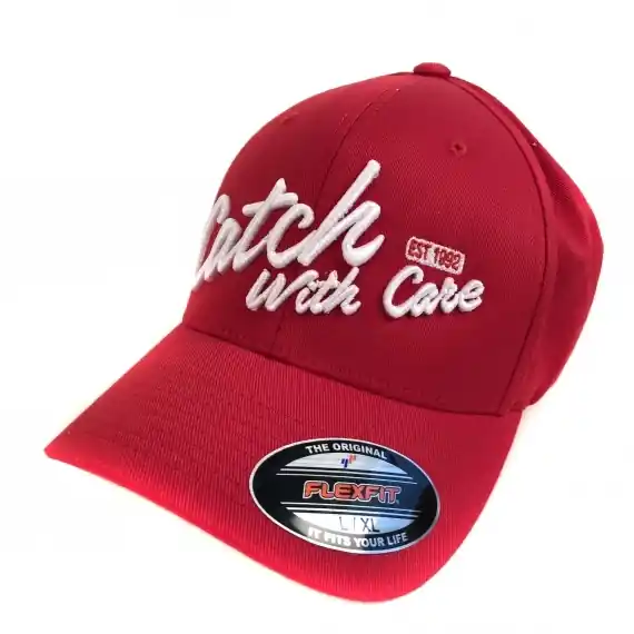 CWC Flexfit Cap Red, S/M Uitverkoop