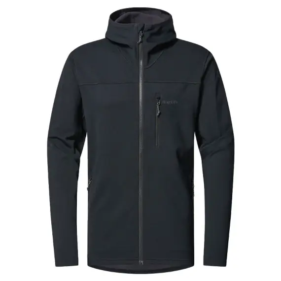 Haglöfs Rosson Mid Hood Men True Black - M Laatste Kans
