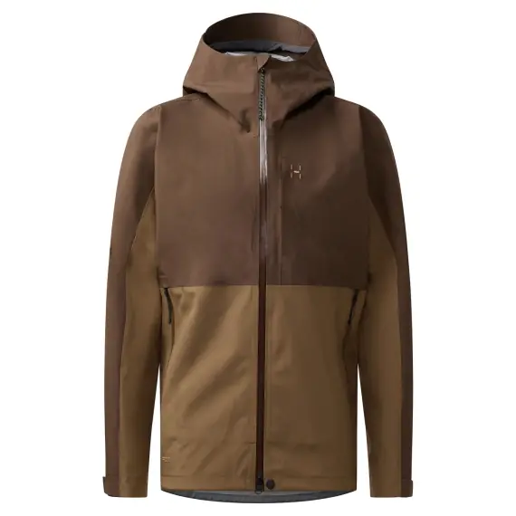 Betaalbaar Haglöfs Front Proof II Jacket Men Woodland Brown/Teak Brown - S