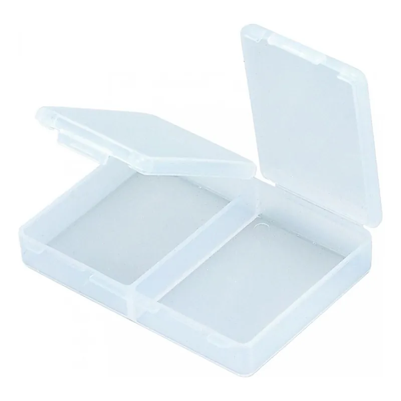 Meiho Accessories Box, 94x71x19 - 2 Comp - Clear Fabrieksprijs