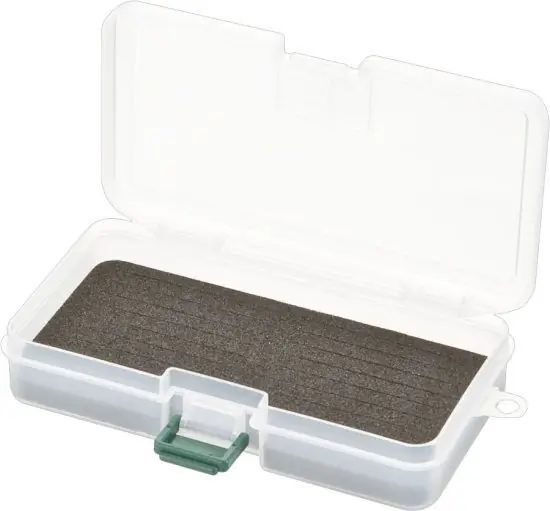 Meiho Slit Foam Stinger Box 214x118x45mm - Clear Seizoensaanbieding