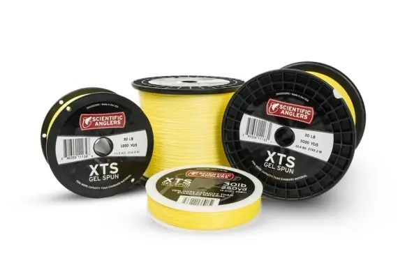XTS Gel Spun Backing Yellow 250 yd 50lb Finale Uitverkoop