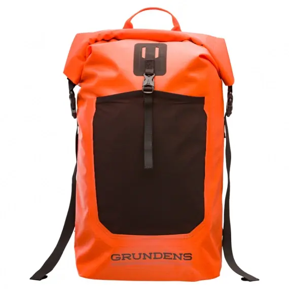 Hete Deal Grundéns Bootlegger Roll Top Backpack 30L Red Orange