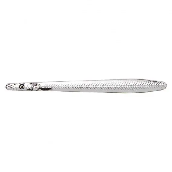 Shop Nu Savage Gear Line Thru Sandeel Nail 10cm 16g - Silver Plating