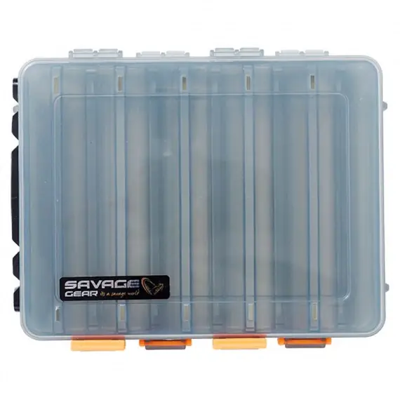 Lage Kosten Savage Gear Lurebox 2 Sided Smoke Short 20.5x17x4.8cm