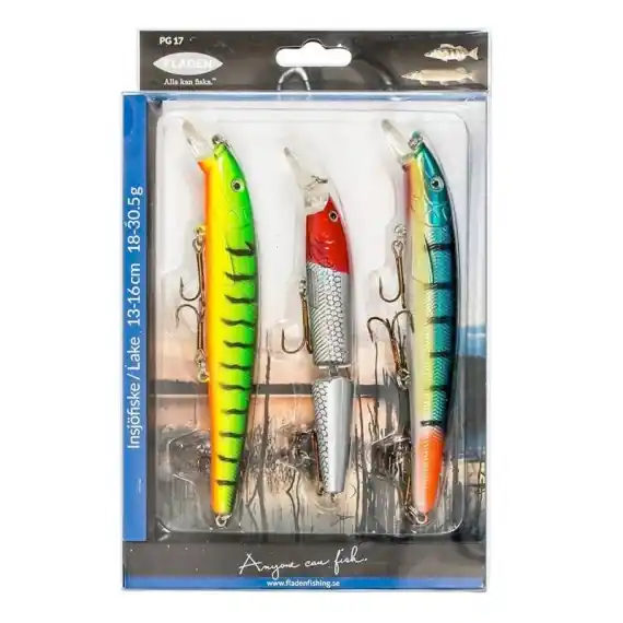 Fladen Pike-Zander Wobbler 3pcs Beperkte Voorraad