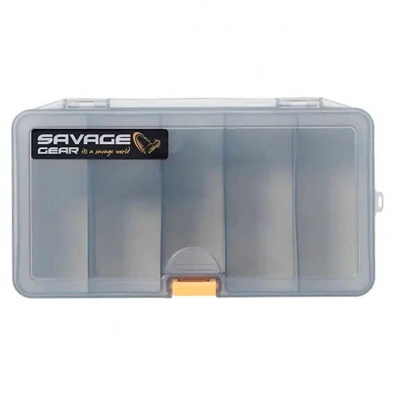 Finale Uitverkoop Savage Gear Lurebox 4A Smoke 21.4x11.8x4.5cm