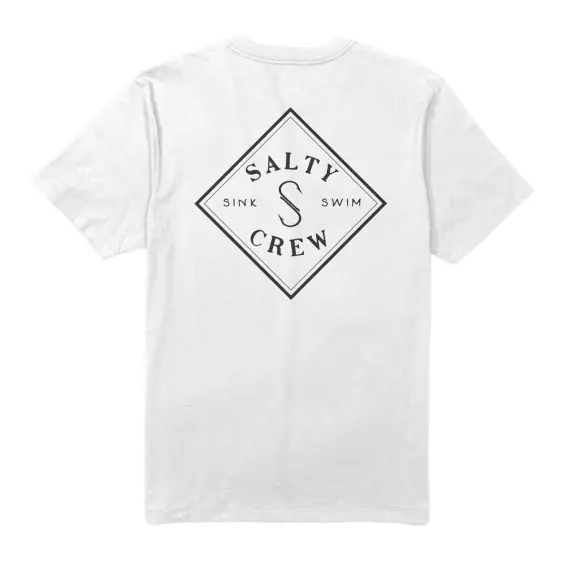 Laatste Versie Salty Crew Tippet S/S T- Shirt White - S