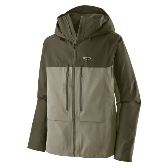 Alleen Vandaag Patagonia M's Swiftcurrent Wading Jacket River Rock Green - S