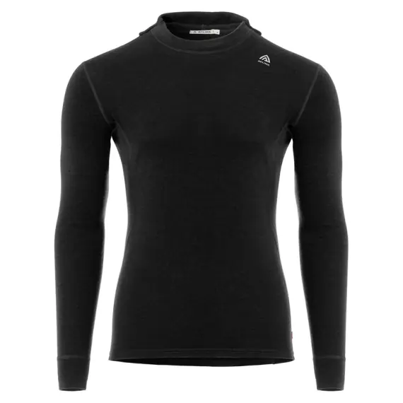 Aclima WarmWool Hoodsweater V2 M's Jet Black - M Alleen Vandaag