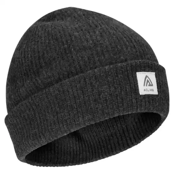Aclima ReBorn Felted Beanie Dark Grey Melange Koop Vandaag